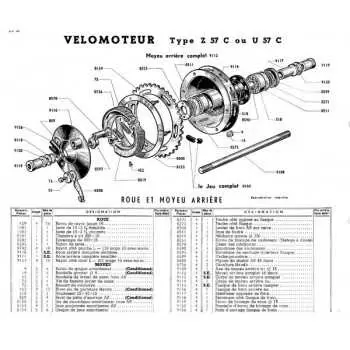 Fiche N°24A - Roue et Moyeu Arrière - 1