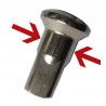 Nipple for 2,35mm spoke - 4 Nipple for 2,35mm spoke - 4