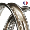 Jante chromée 10 pouces pour cyclomoteur - 2 Jante chromée 10 pouces pour cyclomoteur - 2