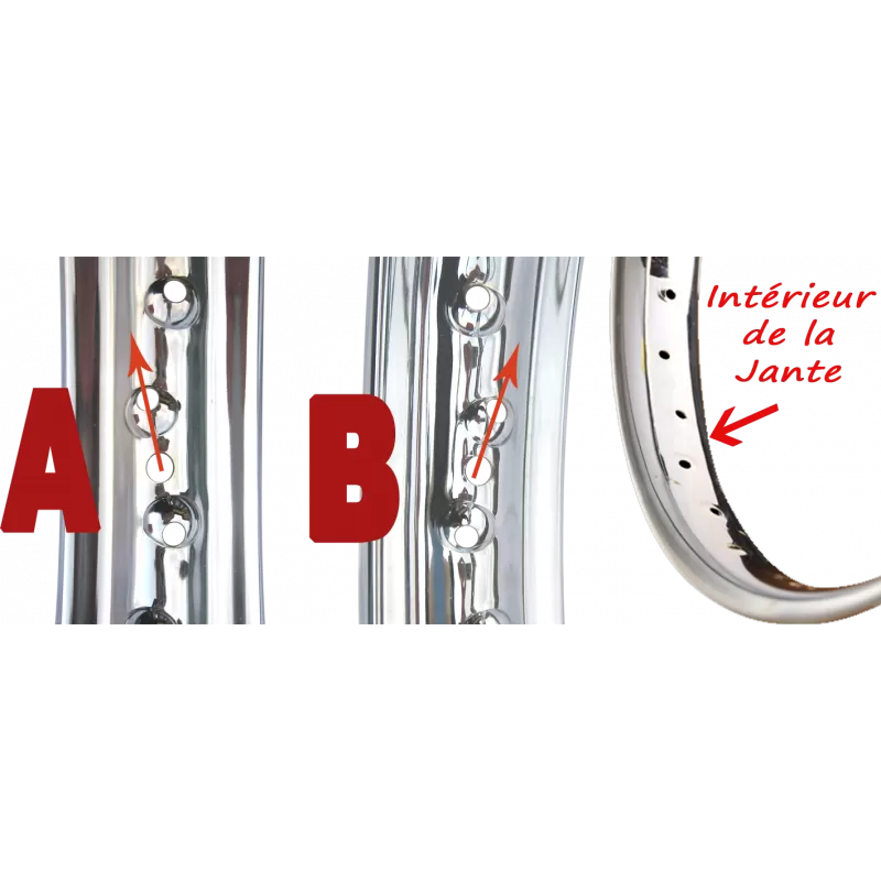 Chrome plating rim 19 inches motos and moped - 3 Chrome plating rim 19 inches motos and moped - 3