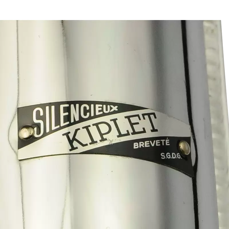 Silencieux Motobécane latéral D45 chromé - 2