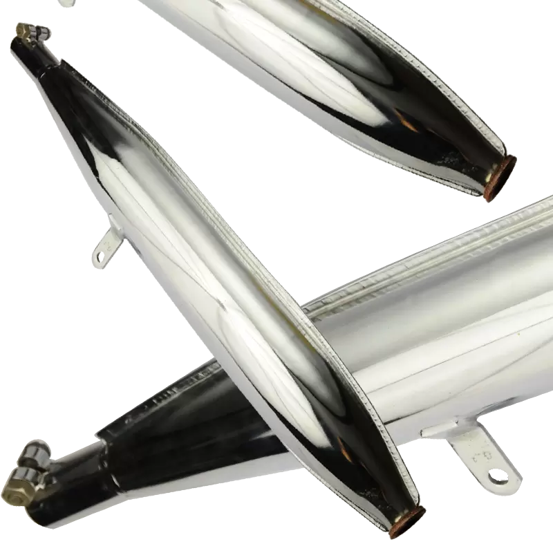 Motobécane silencer latéral (type) D45 chrome plated - 4