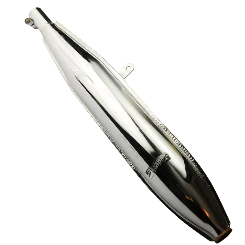 Motobécane silencer latéral (type) D45 chrome plated - 5