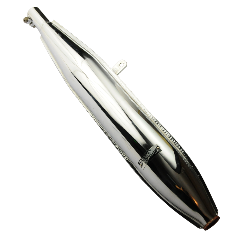 Silencieux Motobécane latéral D45 chromé - 5