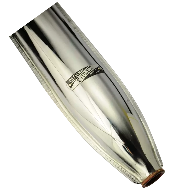 Motobécane silencer latéral (type) D45 chrome plated - 6
