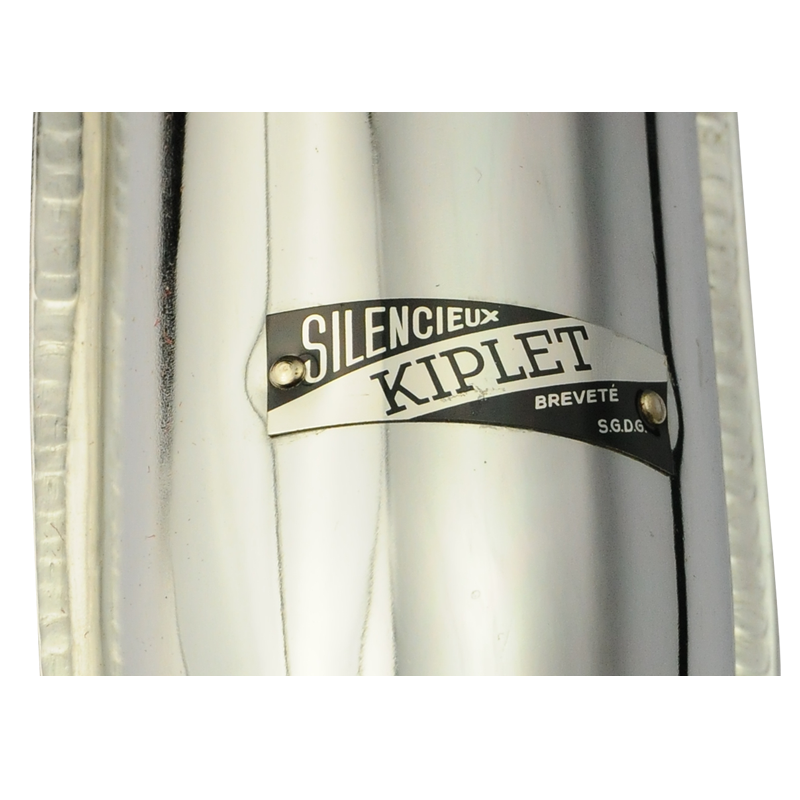 Silencieux Motobécane latéral D45 chromé - 7