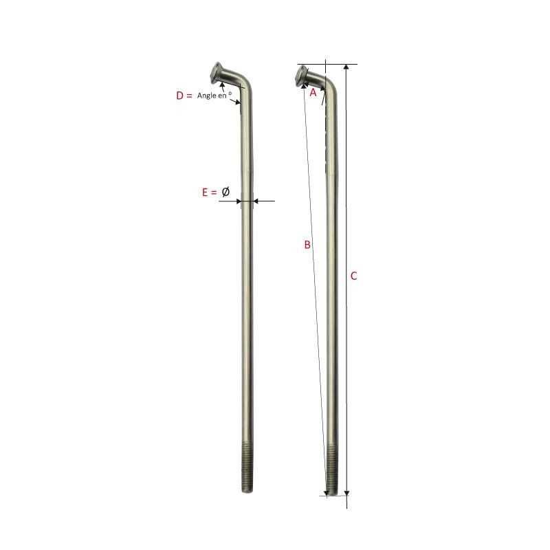 Spokes manufacturing made to measure Stainless - 4