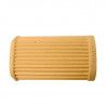 Passenger footrest Oval Ribbed Felt - 4