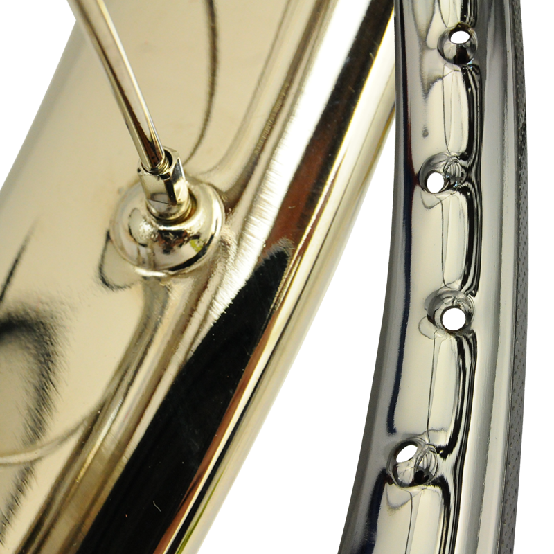 Chrome plating rim 10 inches for moped - 2