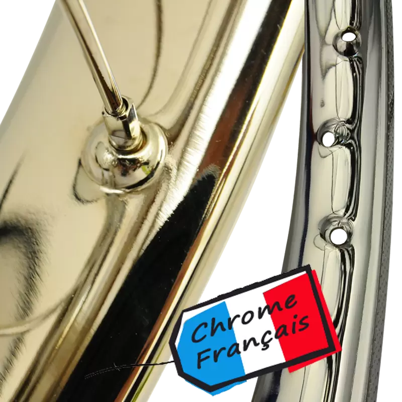 Chrome plating rim 19 inches motos and moped - 1 Chrome plating rim 19 inches motos and moped - 1