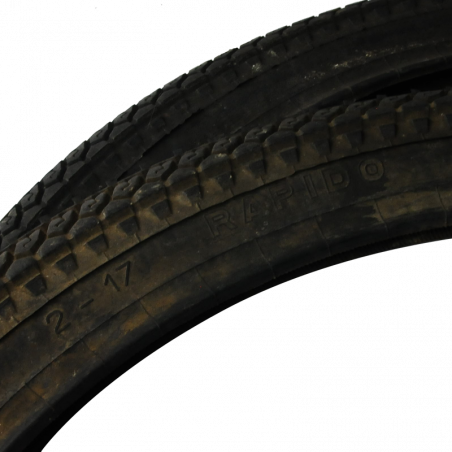 Pneu 2x17 Michelin type "Rapido" - 2 Pneu 2x17 Michelin type "Rapido" - 2