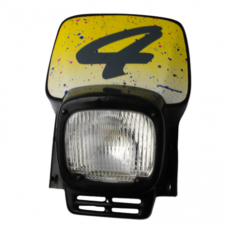 Ensemble optique et carénage de phare pour moto d'Enduro. - 1