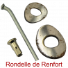 Rondelle pour montage de rayons de roue - 1 Rondelle pour montage de rayons de roue - 1