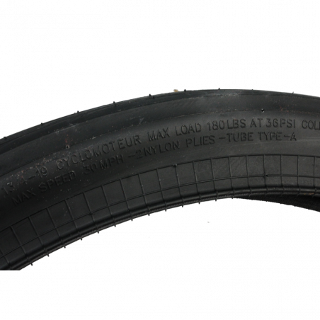 Pneumatique Solex 1-3/4x19 ou 1.75x19, ligné - 2 Pneumatique Solex 1-3/4x19 ou 1.75x19, ligné - 2