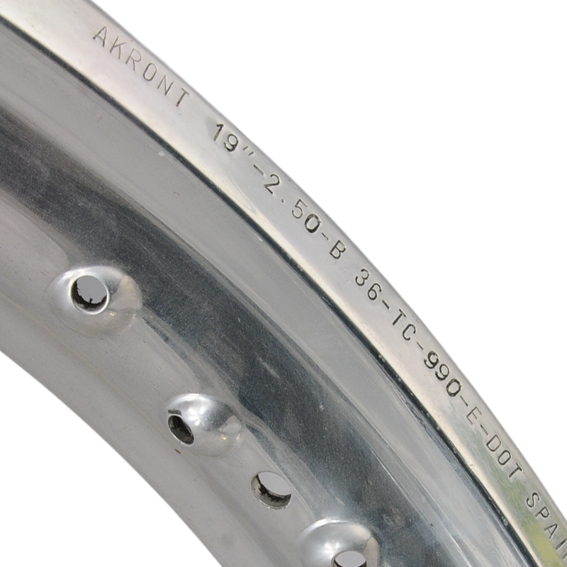 Jante Aluminium 19 x 2.50 - 36 trous - profil WM - Akront - 4