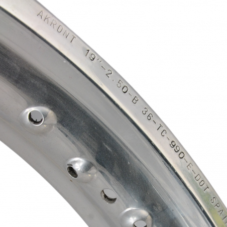 Jante Aluminium 19 x 2.50 - 36 trous - profil WM - Akront - 4