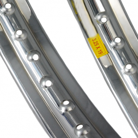 Jante aluminium 19 x 1.85 - 40 trous - profil WM - 2