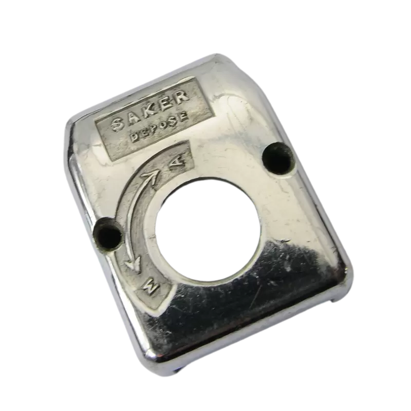 Couvercle chromé d'interrupteur Saker pour Motobécane Z22, Z23. - 1