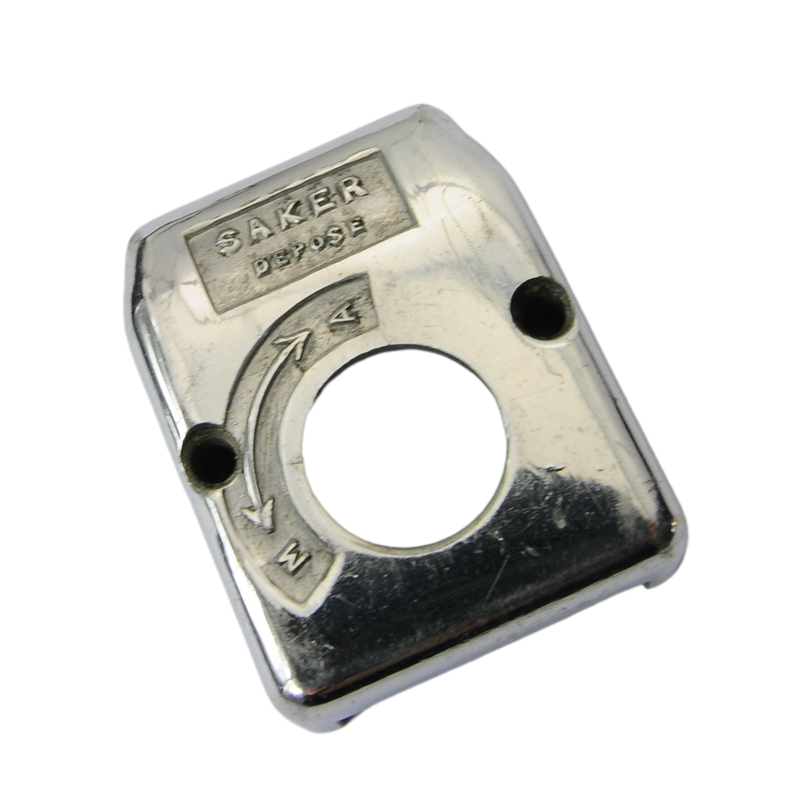 Couvercle chromé d'interrupteur Saker pour Motobécane Z22, Z23. - 1