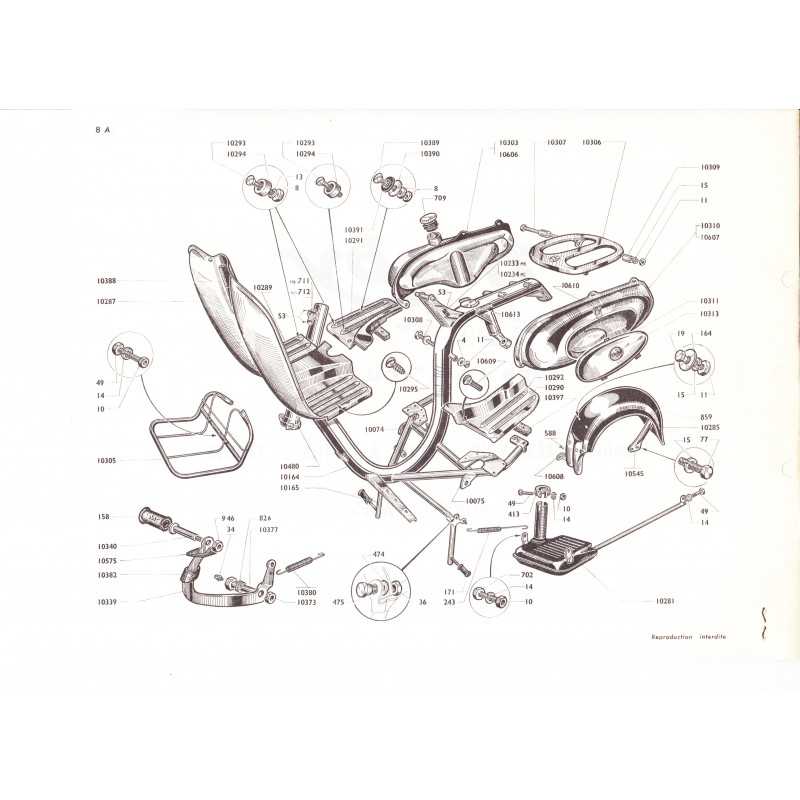 Vis de fixation de marche pied de Mobyscooter Motobécane - 3