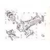 Écrou de commande d'embrayage Mobyscooter Motobécane - 3 Écrou de commande d'embrayage Mobyscooter Motobécane - 3