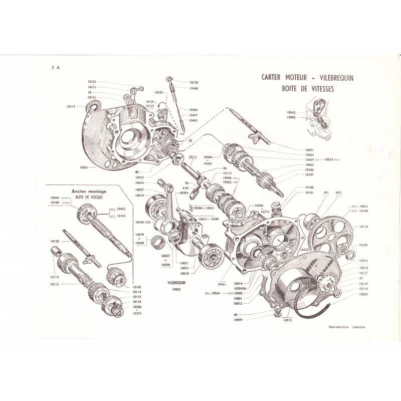 Patte de butée de vitesse Mobyscooter Motobécane - 3