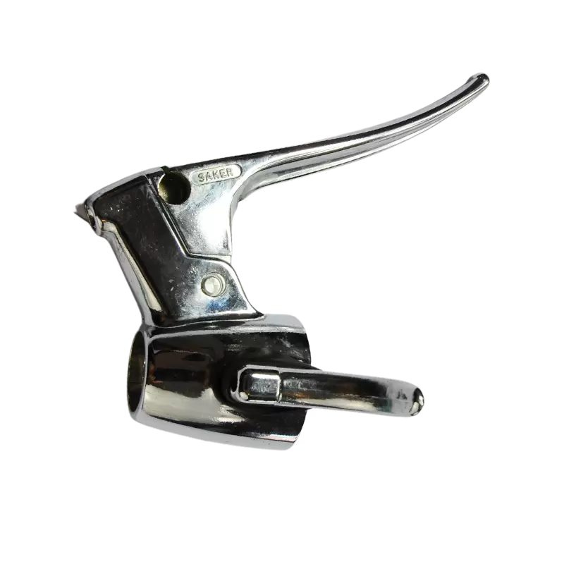 Leviers frein et décompresseur Saker pour cyclo Motobécane - 2 Leviers frein et décompresseur Saker pour cyclo Motobécane - 2