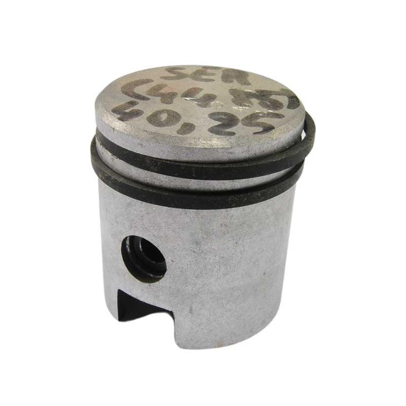 Piston 49cm³ S.E.R. pour cyclomoteur, neuf d'origine, fourni avec axe et segments. - 1