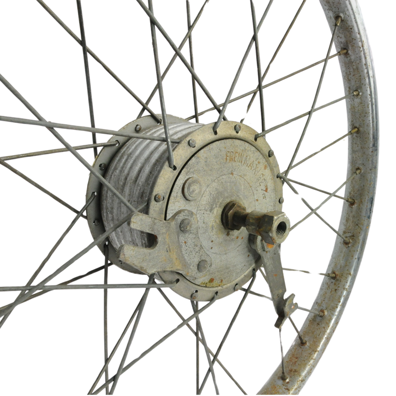 Roue pour cyclomoteur des années 50-60 - 1