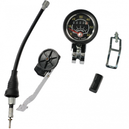 Compteur Huret 60km Neuf d'Origine - pour cyclomoteur ou vélo - 2 Compteur Huret 60km Neuf d'Origine - pour cyclomoteur ou vélo - 2