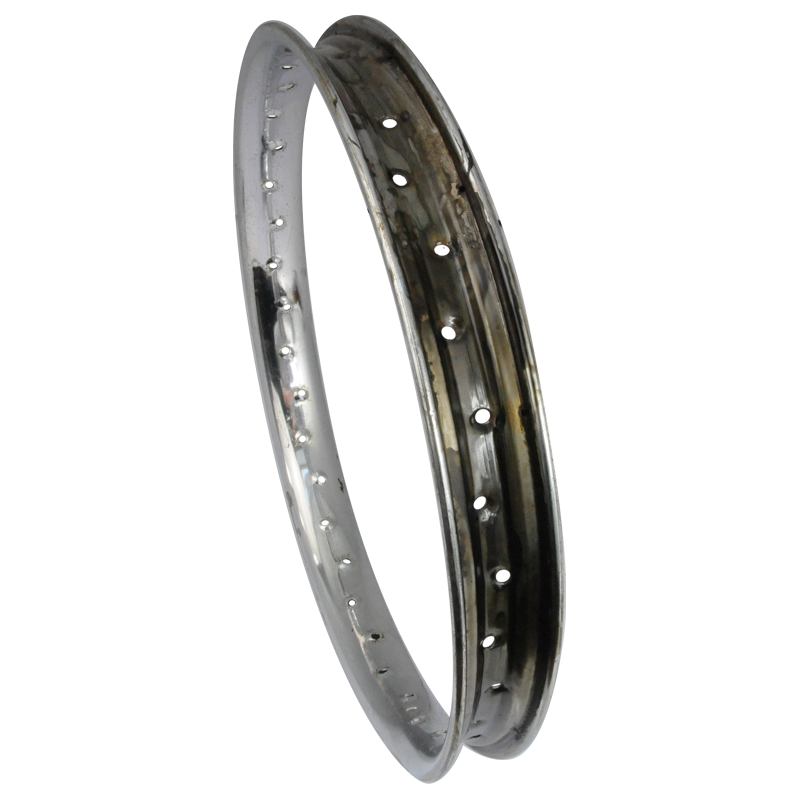 Jante chromée d'origine - Rigida profil bombé spécial "cyclomoteur" - 2