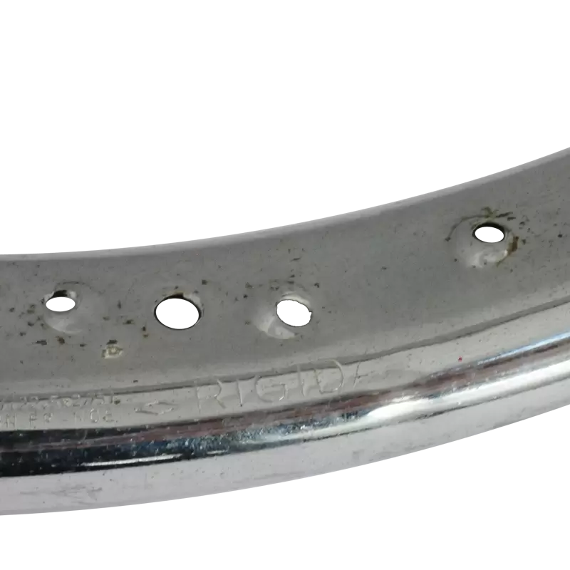 Jante chromée d'origine - Rigida profil bombé spécial "cyclomoteur" - 3