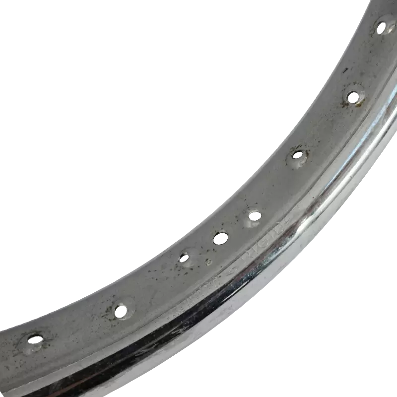 Jante chromée d'origine - Rigida profil bombé spécial "cyclomoteur" - 12