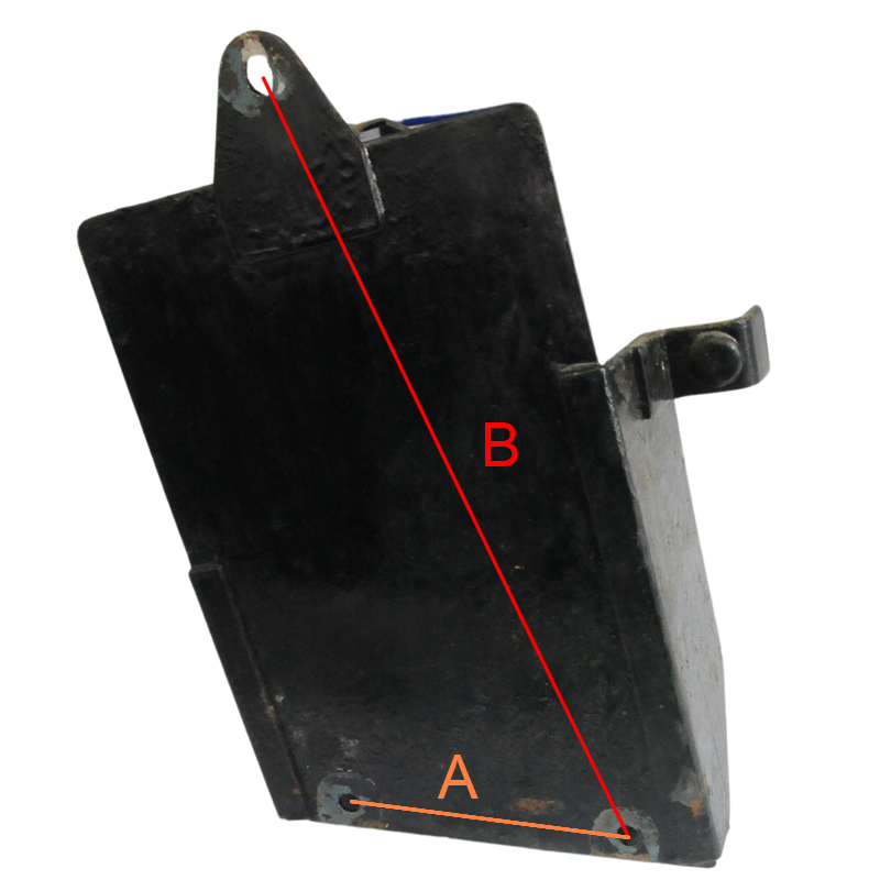 Support de batterie adaptable pour moto de collection - 5