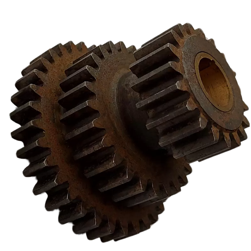 Pignon triple denture pour boîte Peugeot 350cm³, P112. - 1