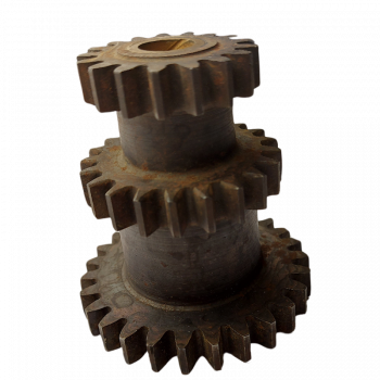 Pignon triple denture pour boîte Peugeot 350cm³, P104. - 1