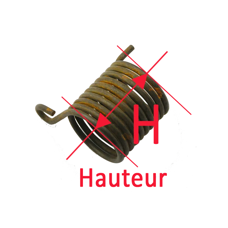 Ressort de pédale de frein - ¤ext.35 - ¤int.27.5 - 3