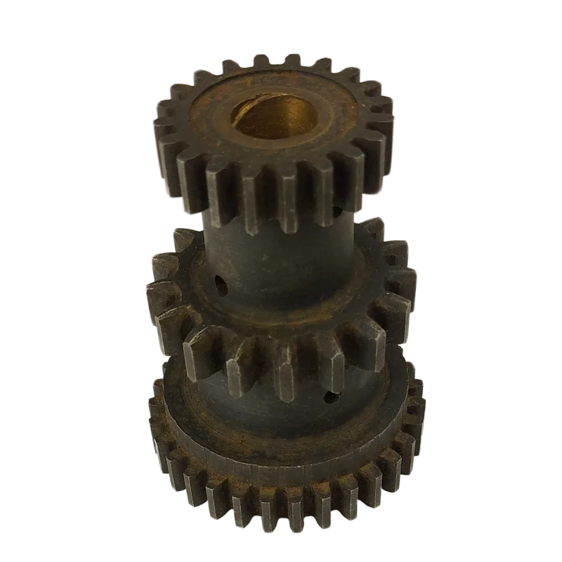 copy of Pignon triple denture pour boîte Peugeot 350cm³, P104 (bagué laiton). - 1