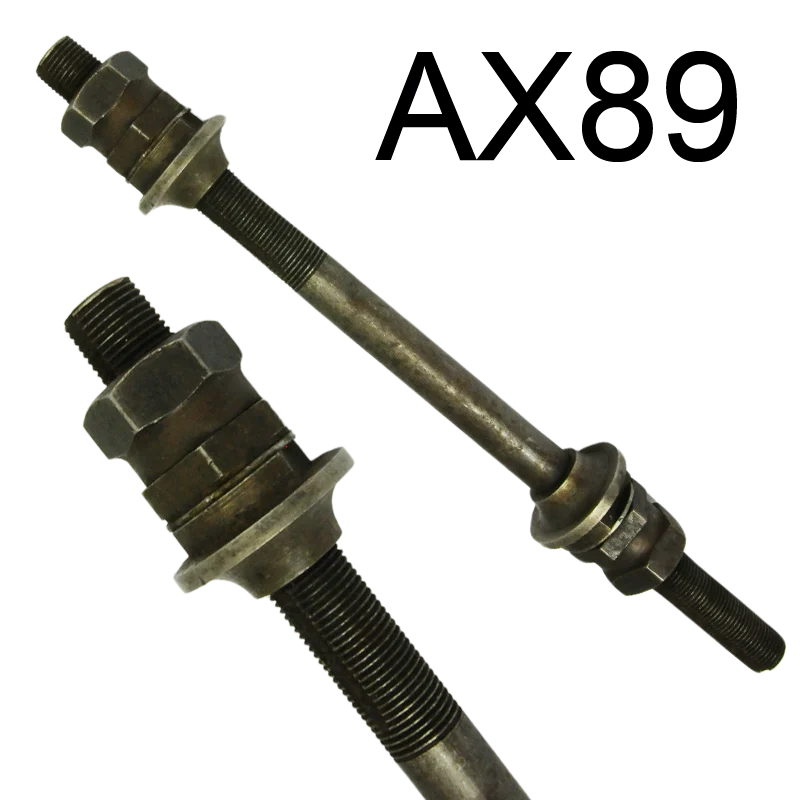 Axe de roue 11x100 - Longueur 208mm, complet. - 3