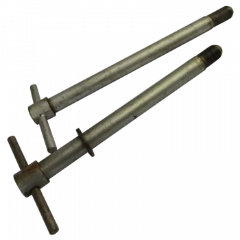 Axe de roue Peugeot 125 et 175cm³- Longueur 205 et 230mm - 1