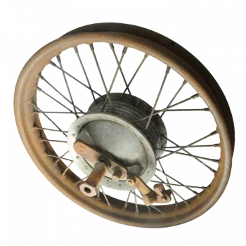 Wheel for scooter and motorcycles from 1950 to 1960