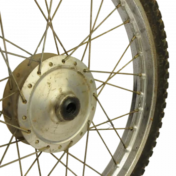 Wheel front adaptable for vintages motos 125cm³ 1970-1980