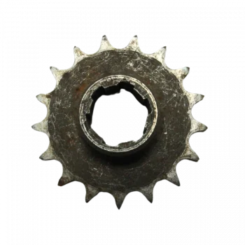 Pignon de sortie de boîte - Alésage à 6 crabots - 17 dents